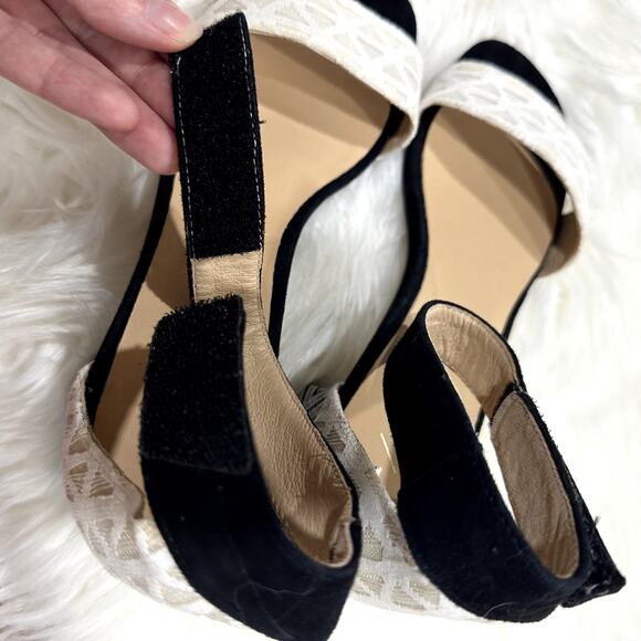 Anthropologie Ankle Strap Block Heel Sandal Sz 8.5 - Picture 9 of 9